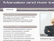 Tablet Screenshot of manateeandrivertours.com